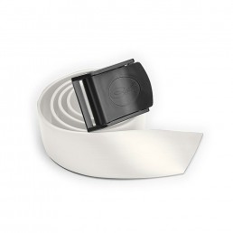 Cinturón Hebilla Nylon White